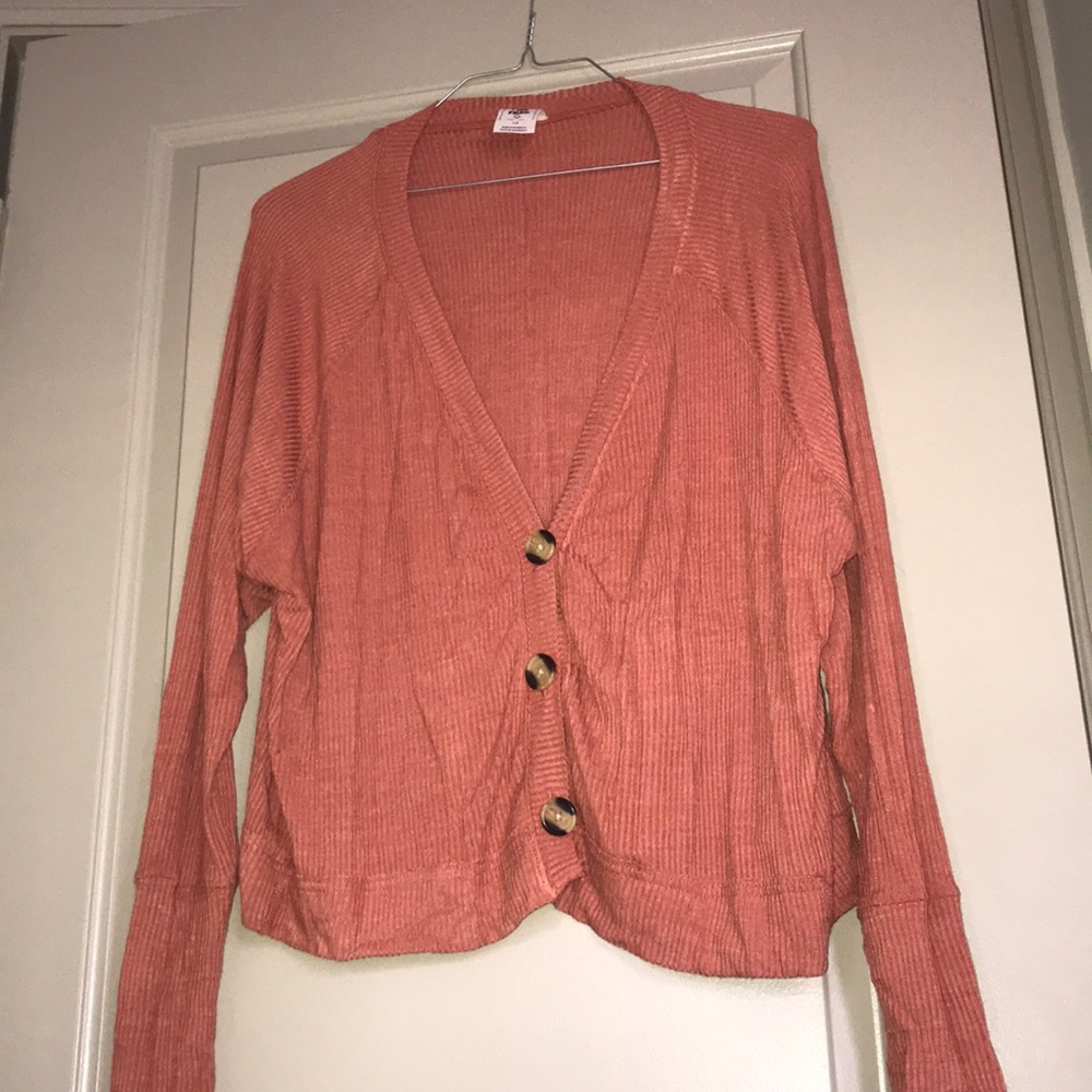 Free people cotton cardigan with buttons